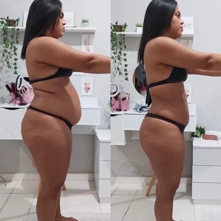 Weight loss transformation