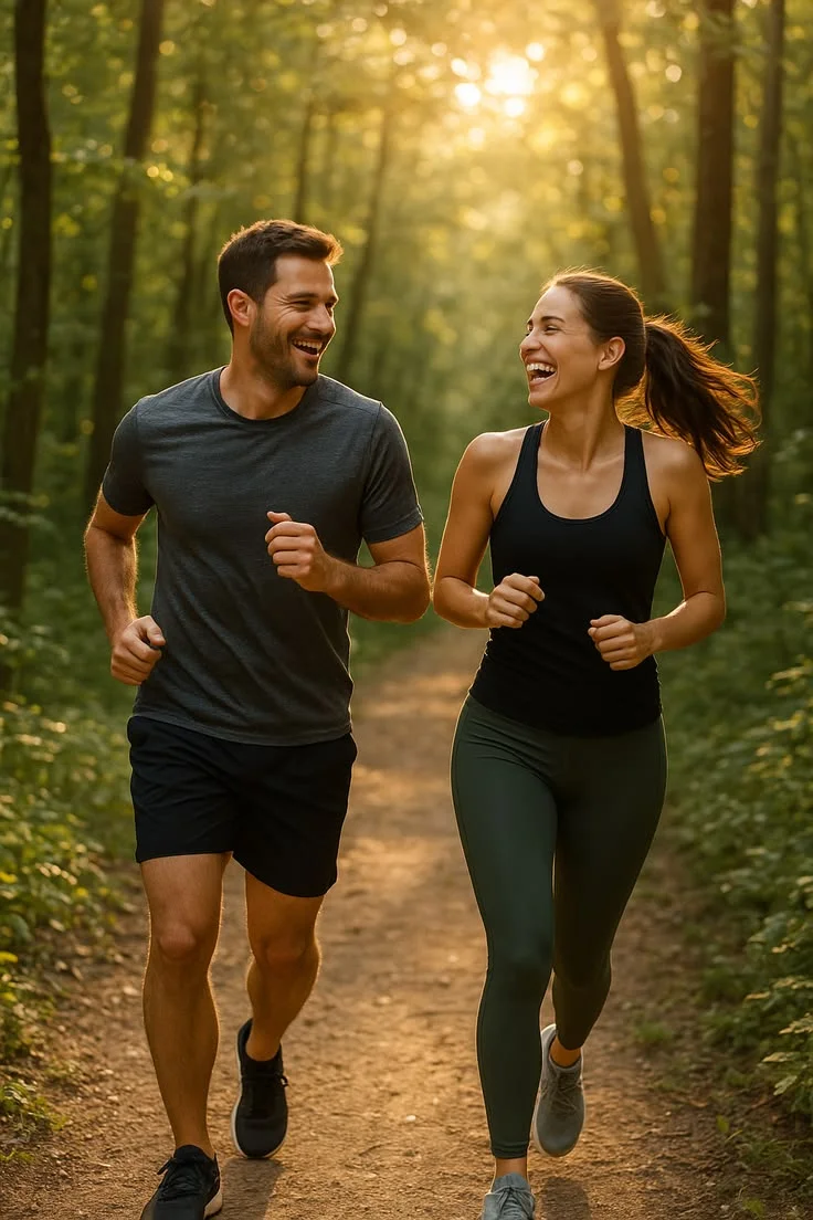 Happy healthy couple